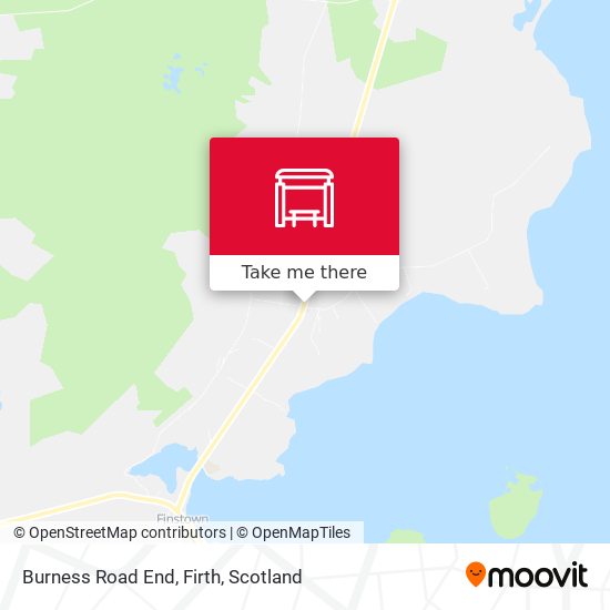 Burness Road End, Firth map
