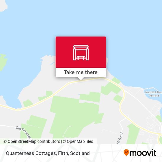 Quanterness Cottages, Firth map