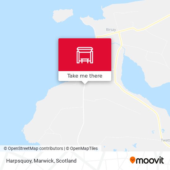 Harpsquoy, Marwick map