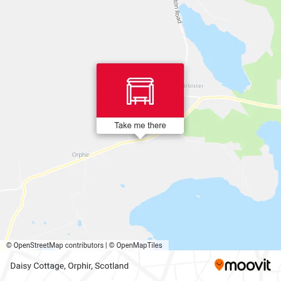 Daisy Cottage, Orphir map