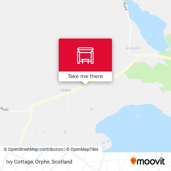 Ivy Cottage, Orphir map