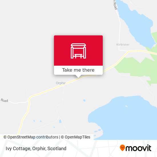 Ivy Cottage, Orphir map