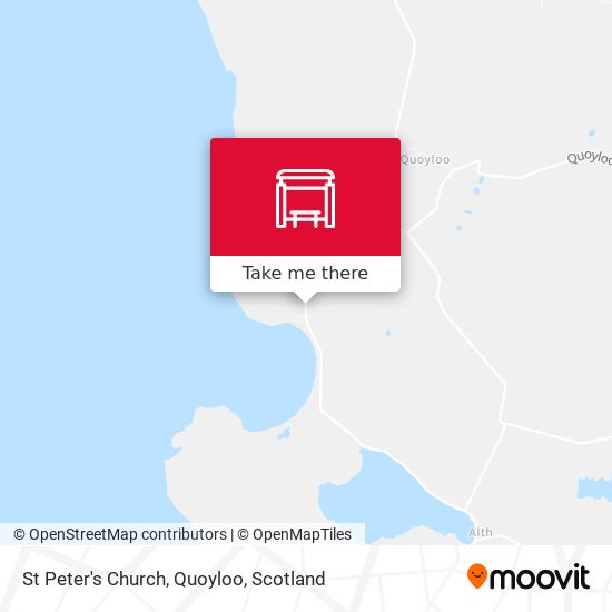 St Peter's Church, Quoyloo map
