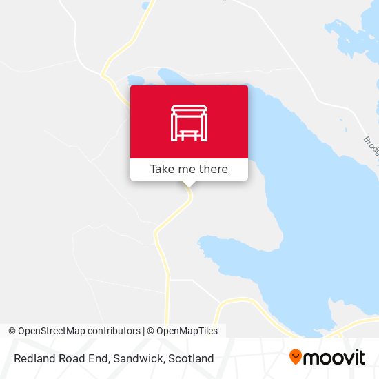 Redland Road End, Sandwick map