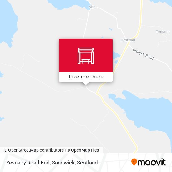 Yesnaby Road End, Sandwick map