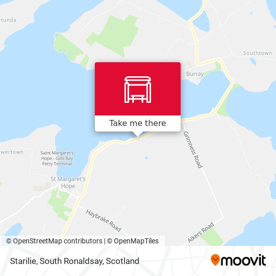 Starilie, South Ronaldsay map