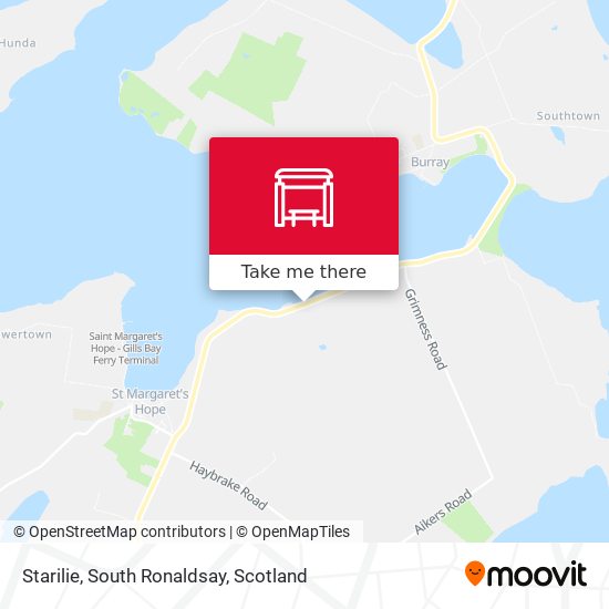 Starilie, South Ronaldsay map