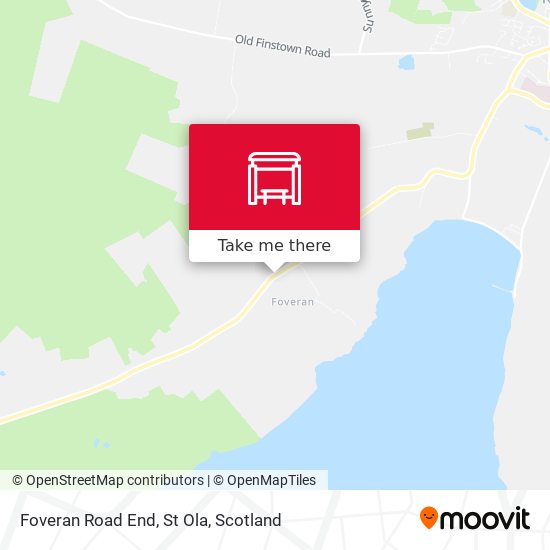 Foveran Road End, St Ola map