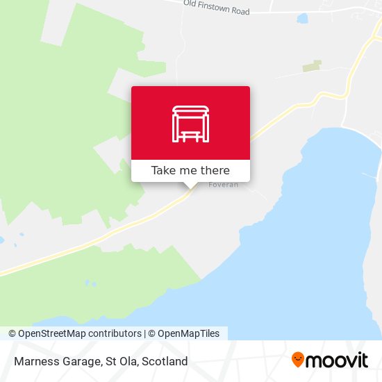 Marness Garage, St Ola map