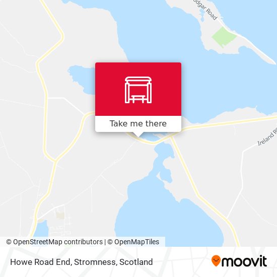 Howe Road End, Stromness map
