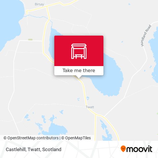 Castlehill, Twatt map
