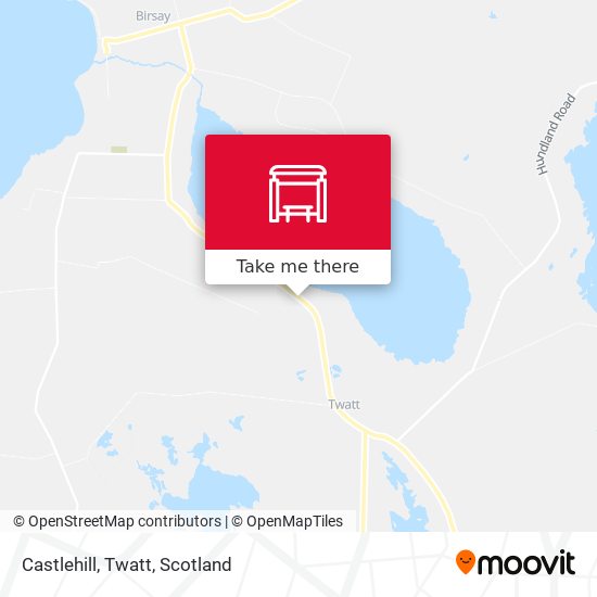 Castlehill, Twatt map