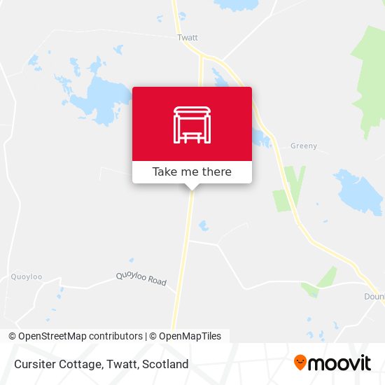 Cursiter Cottage, Twatt map