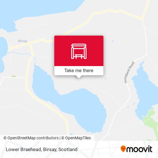 Lower Braehead, Birsay map