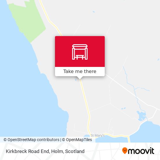 Kirkbreck Road End, Holm map