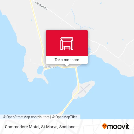 Commodore Motel, St Marys map