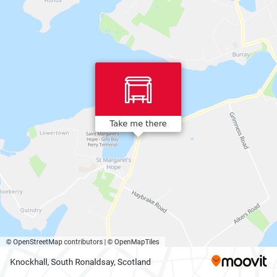 Knockhall, South Ronaldsay map