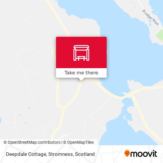 Deepdale Cottage, Stromness map