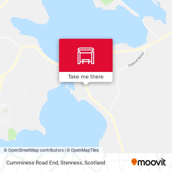 Cumminess Road End, Stenness map