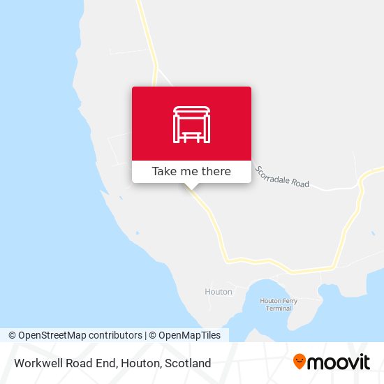 Workwell Road End, Houton map