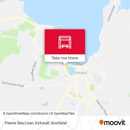 Peerie Sea Loan, Kirkwall map