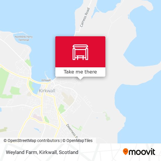 Weyland Farm, Kirkwall map