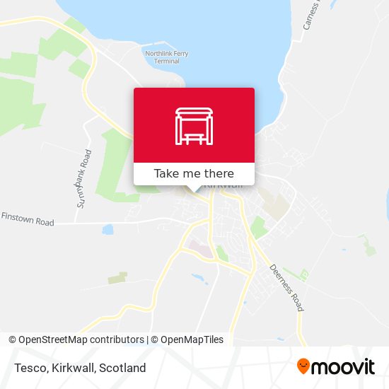 Tesco, Kirkwall map