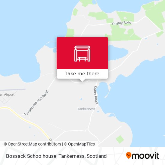 Bossack Schoolhouse, Tankerness map