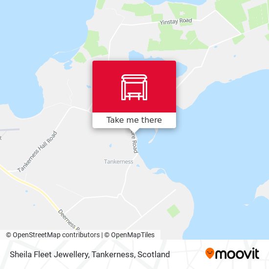 Sheila Fleet Jewellery, Tankerness map