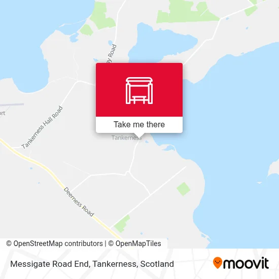 Messigate Road End, Tankerness map