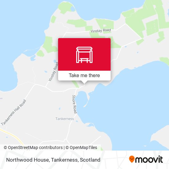 Northwood House, Tankerness map