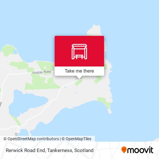 Rerwick Road End, Tankerness map