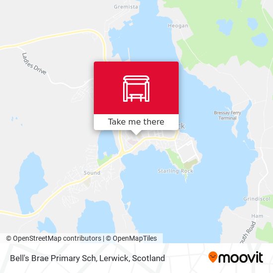 Bell's Brae Primary Sch, Lerwick map
