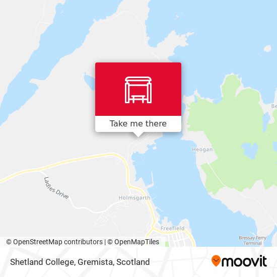 Shetland College, Gremista map