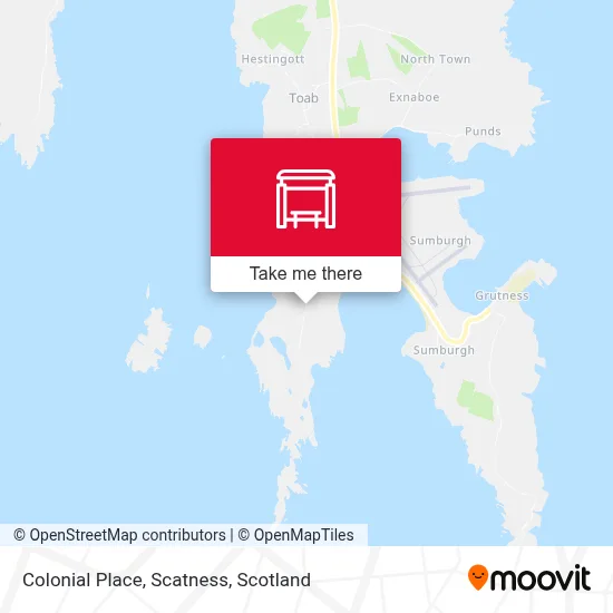 Colonial Place, Scatness map