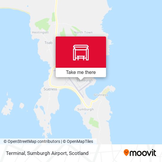 Terminal, Sumburgh Airport map