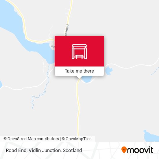 Road End, Vidlin Junction map