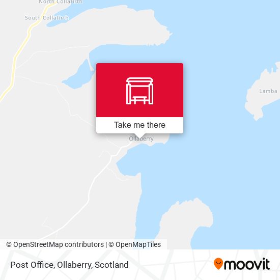 Post Office, Ollaberry map