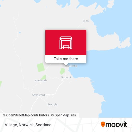 Village, Norwick map