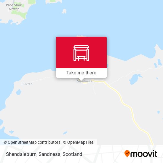 Shendaleburn, Sandness map