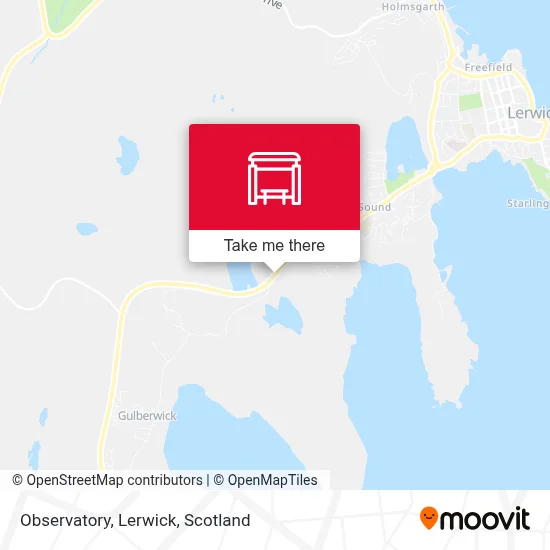 Observatory, Lerwick map