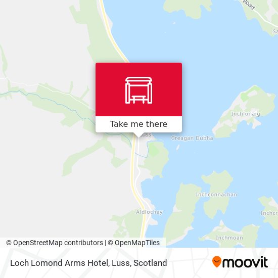 Loch Lomond Arms Hotel, Luss map
