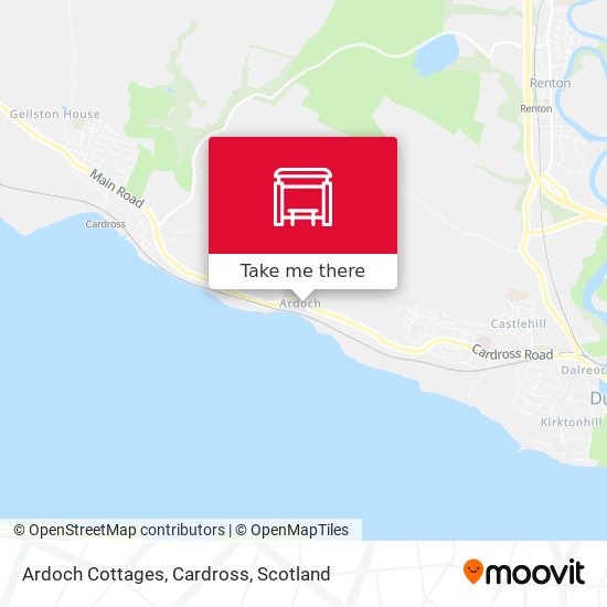 Ardoch Cottages, Cardross map