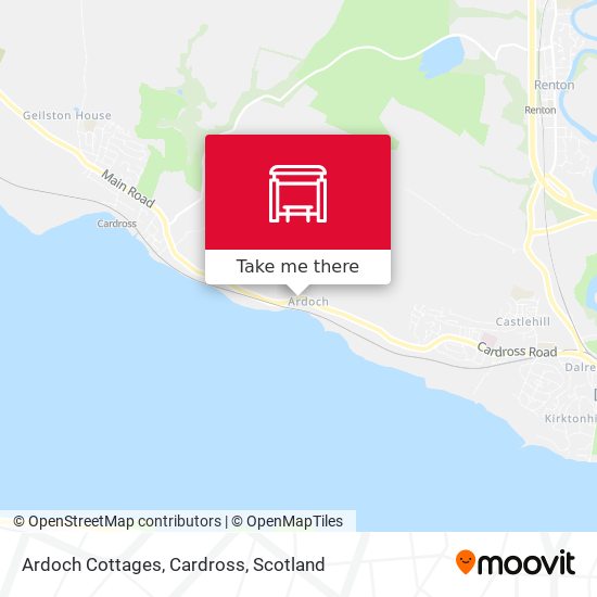 Ardoch Cottages, Cardross map