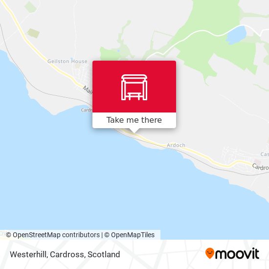 Westerhill, Cardross map