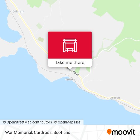 War Memorial, Cardross map