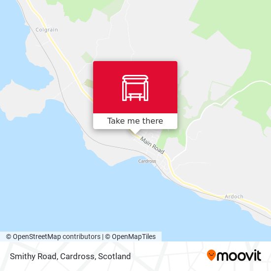 Smithy Road, Cardross map