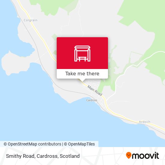 Smithy Road, Cardross map