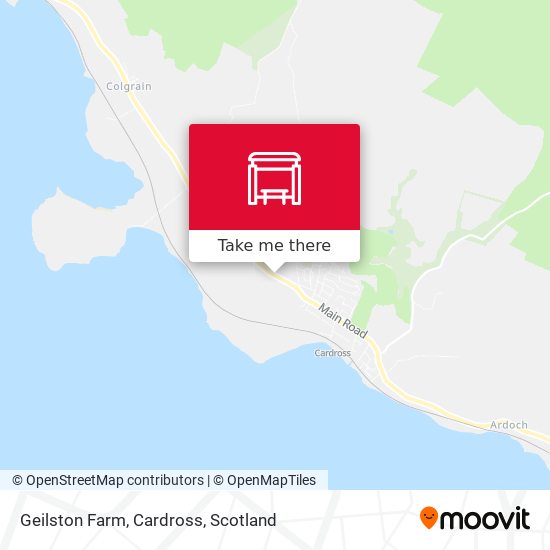 Geilston Farm, Cardross map