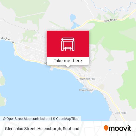 Glenfinlas Street, Helensburgh map